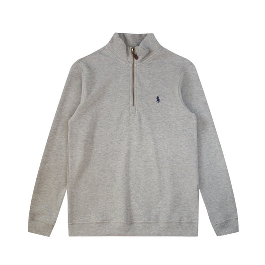 POLO RALPH LAUREN QUARTER ZIP GREY