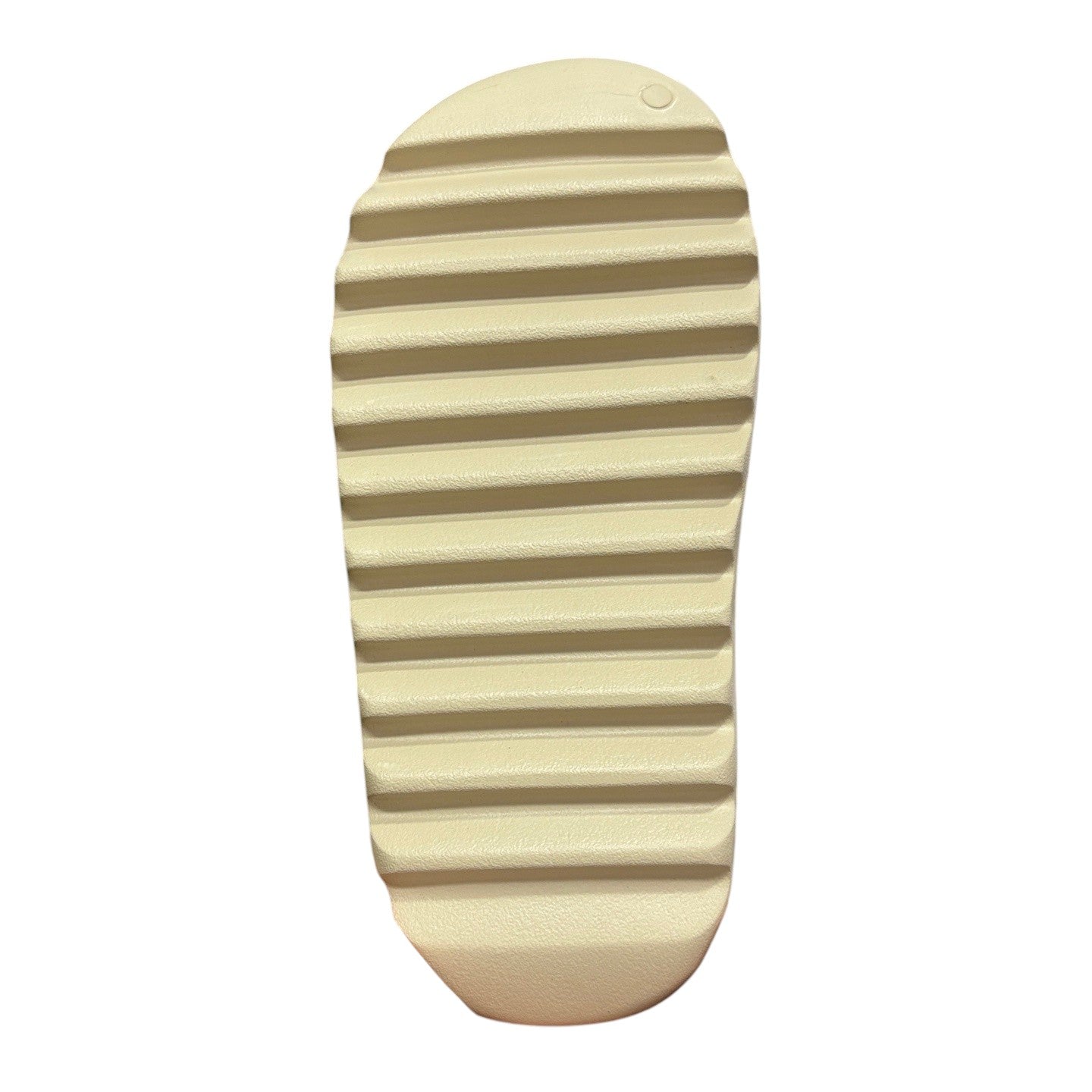 Luxury Chef YEEZY SLIDE in beige, featuring a textured sole for grip. Comfortable slip-on design.