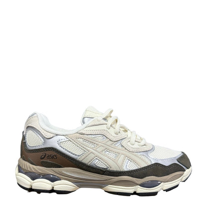 Luxury Chef ASICS GEL-NYC sneakers in coffee beige with mesh and suede details.
