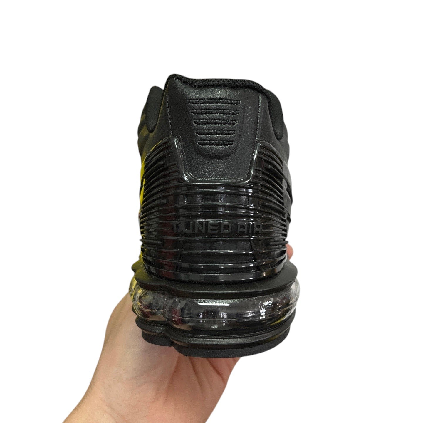 Luxury Chef black Air Max 270 sneakers with Tuned Air cushioning and a visible air bubble heel.