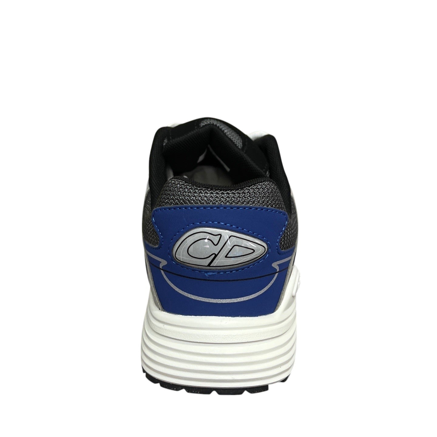 Luxury Chef DIOR B30 men's sneakers in blue, grey, and white with CD logo detail.