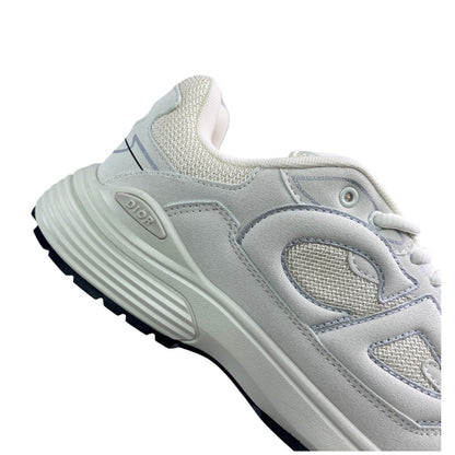 Luxury Chef DIOR B30 off-white suede and mesh sneakers with textured sole and subtle branding.